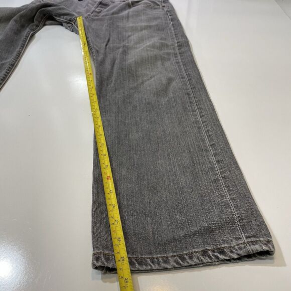 Levis 501 Denim Jeans Mens 34x30 Black Straight Leg Button Fly Red Tab Classic - Picture 5 of 11